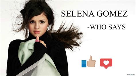 who says selena gomez meaning